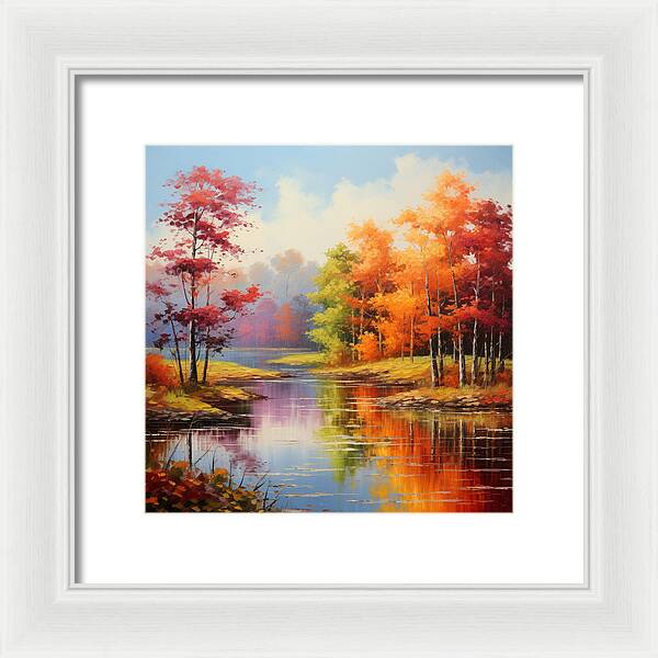 Rainbow Meadow - Framed Print