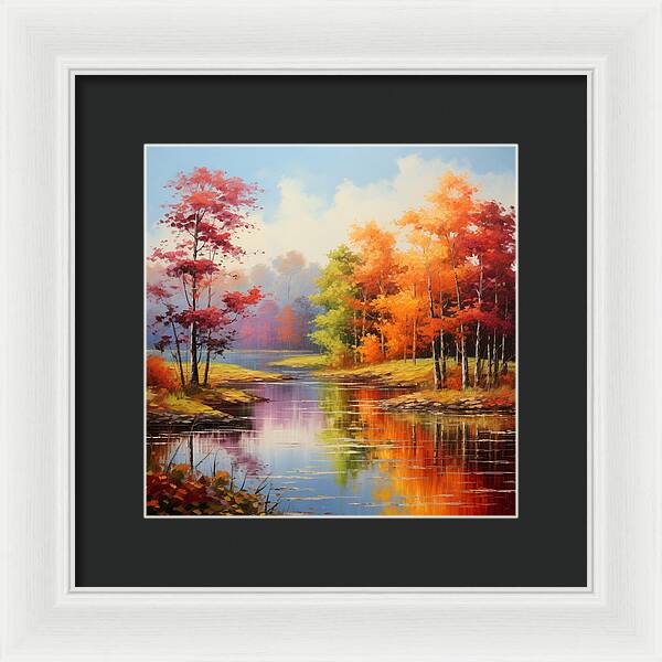 Rainbow Meadow - Framed Print