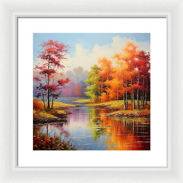 Rainbow Meadow - Framed Print