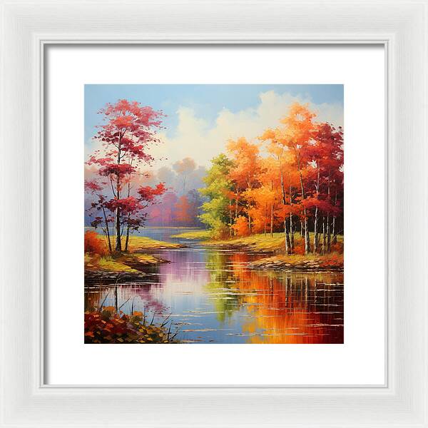 Rainbow Meadow - Framed Print