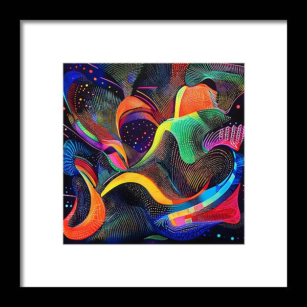 Rhythm of the Spectrum - Framed Print