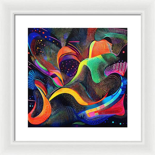 Rhythm of the Spectrum - Framed Print
