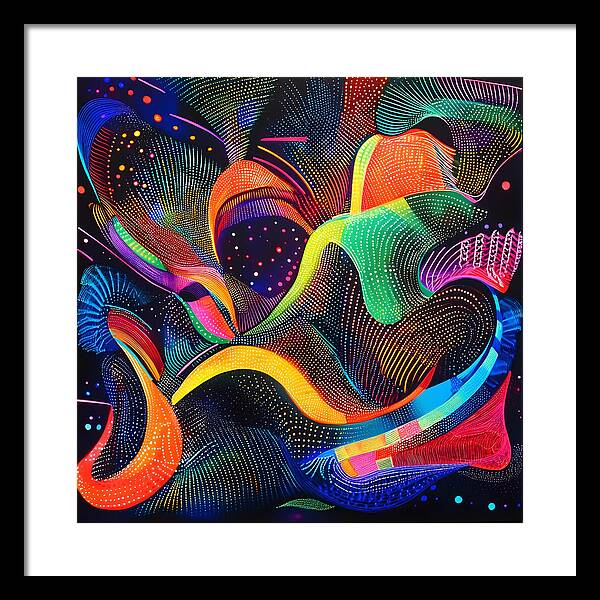 Rhythm of the Spectrum - Framed Print