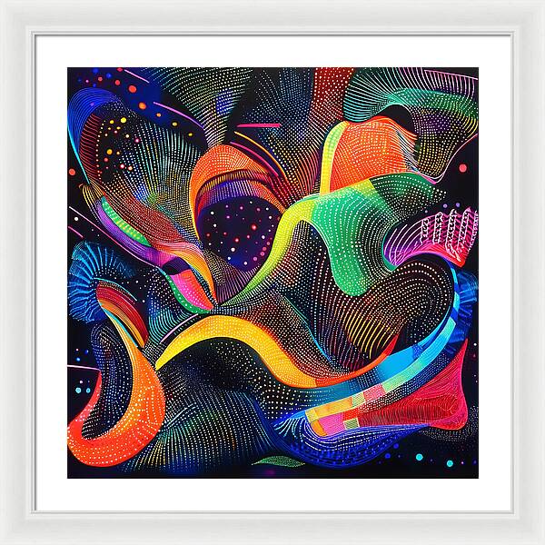 Rhythm of the Spectrum - Framed Print