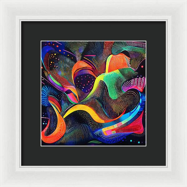 Rhythm of the Spectrum - Framed Print
