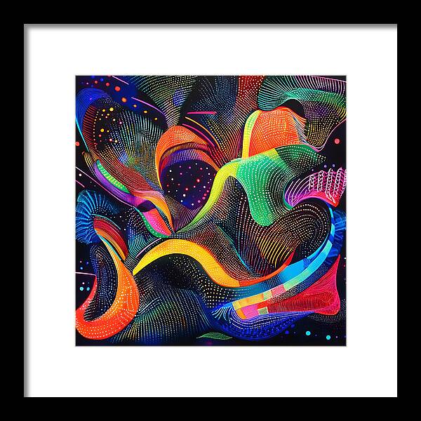 Rhythm of the Spectrum - Framed Print