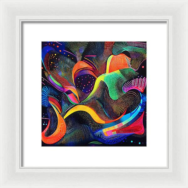Rhythm of the Spectrum - Framed Print