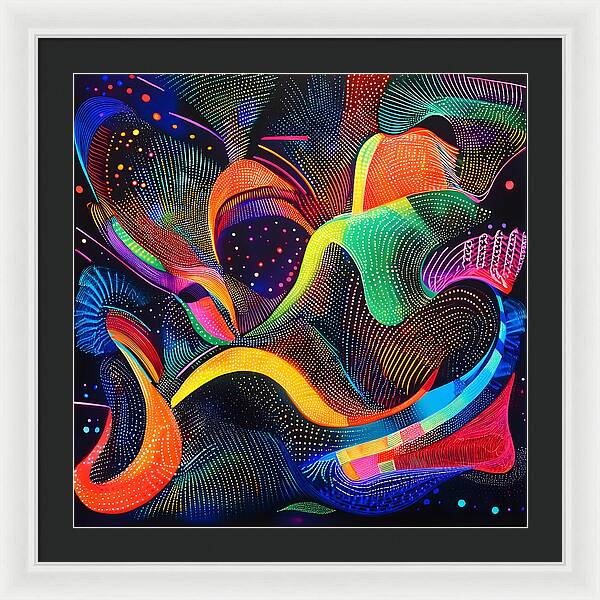 Rhythm of the Spectrum - Framed Print