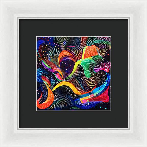Rhythm of the Spectrum - Framed Print