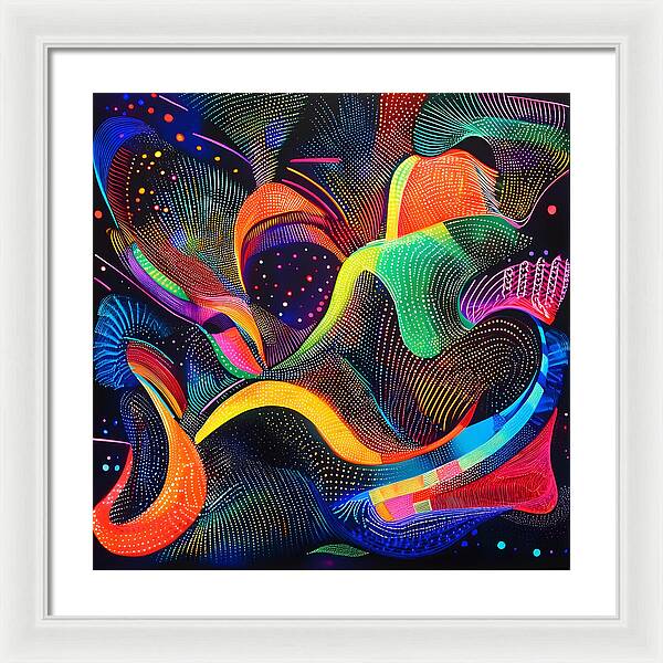 Rhythm of the Spectrum - Framed Print