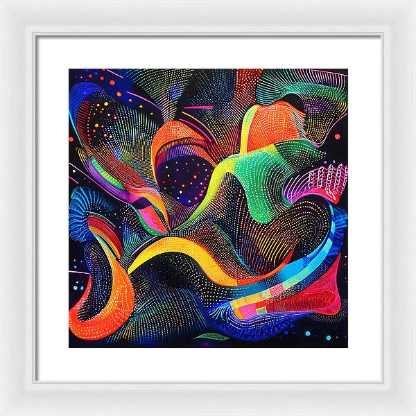 Rhythm of the Spectrum - Framed Print