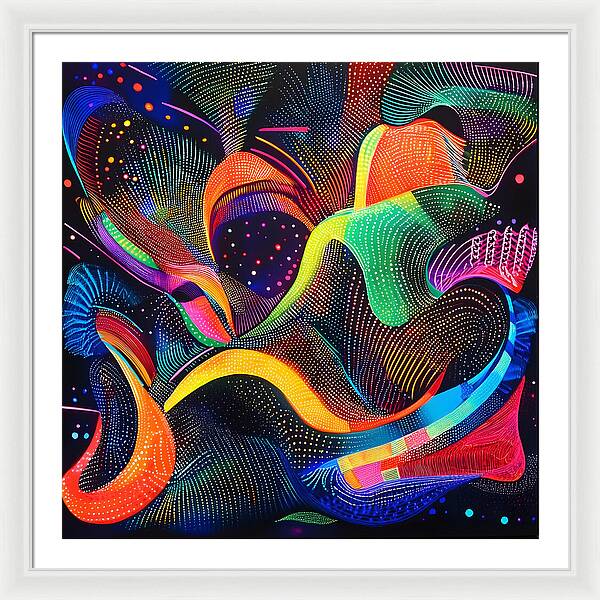 Rhythm of the Spectrum - Framed Print