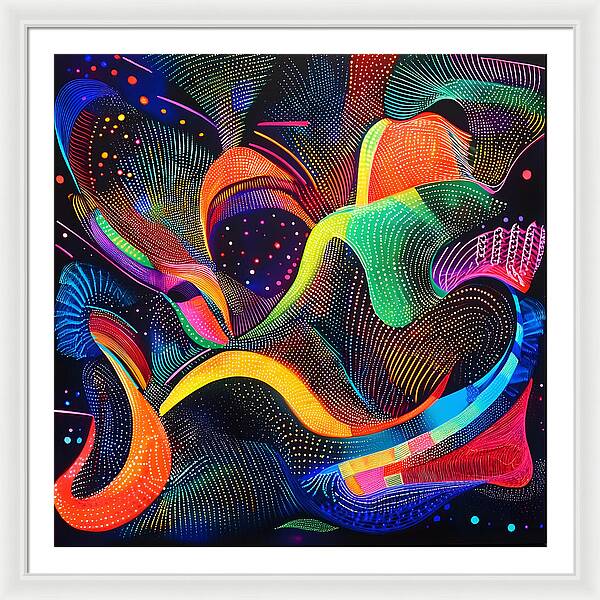 Rhythm of the Spectrum - Framed Print