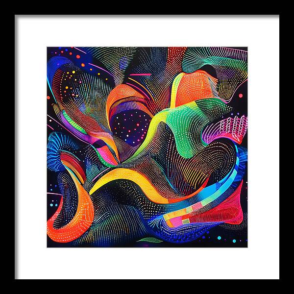 Rhythm of the Spectrum - Framed Print