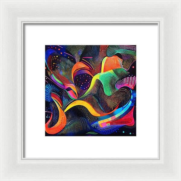 Rhythm of the Spectrum - Framed Print