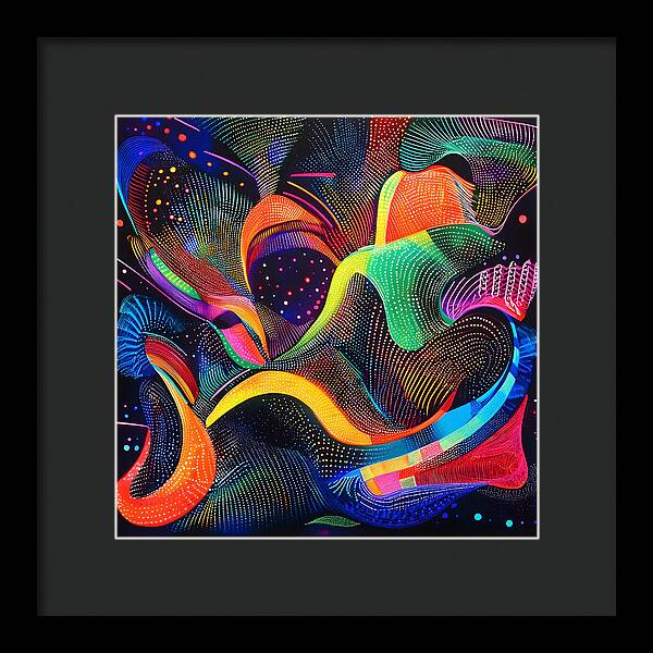 Rhythm of the Spectrum - Framed Print