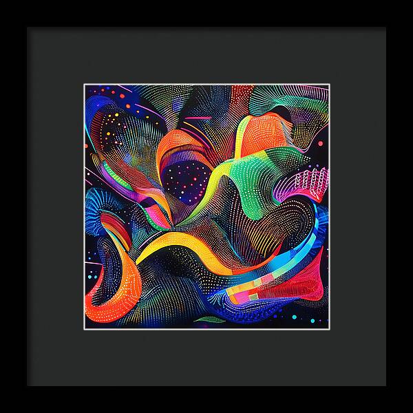 Rhythm of the Spectrum - Framed Print