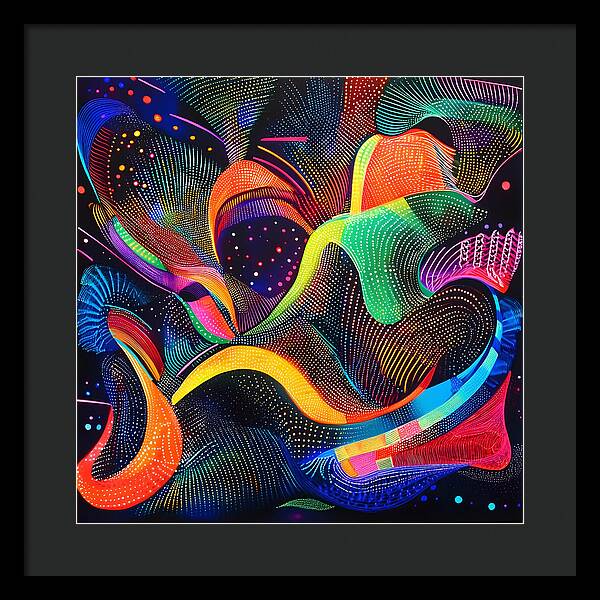 Rhythm of the Spectrum - Framed Print