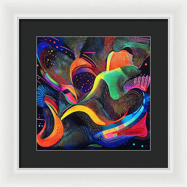Rhythm of the Spectrum - Framed Print