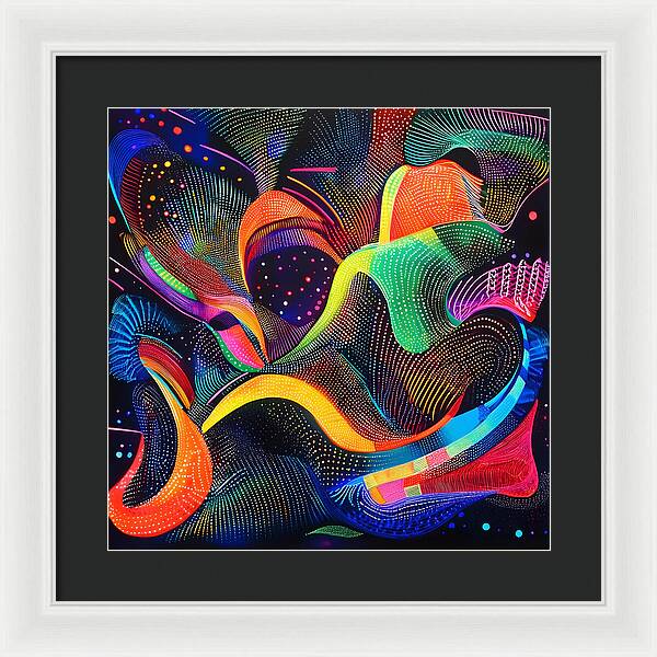 Rhythm of the Spectrum - Framed Print