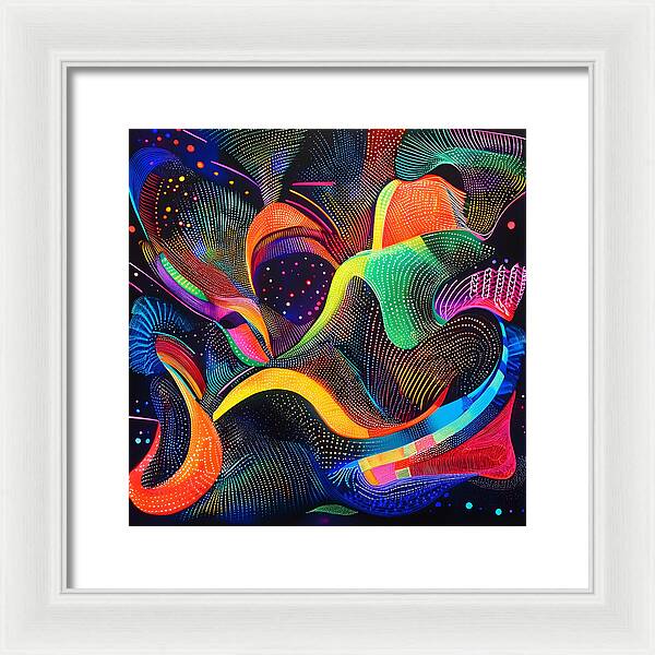 Rhythm of the Spectrum - Framed Print