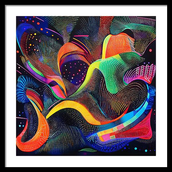 Rhythm of the Spectrum - Framed Print