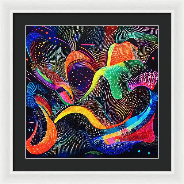 Rhythm of the Spectrum - Framed Print