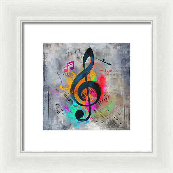 Rhythmic Vibrancy - Framed Print