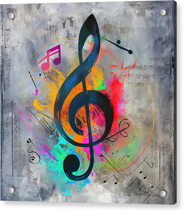 Rhythmic Vibrancy - Acrylic Print