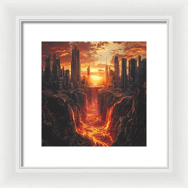 Rift of Desolation - Framed Print