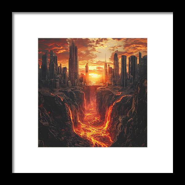 Rift of Desolation - Framed Print