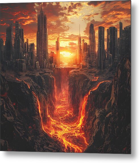 Rift of Desolation - Metal Print