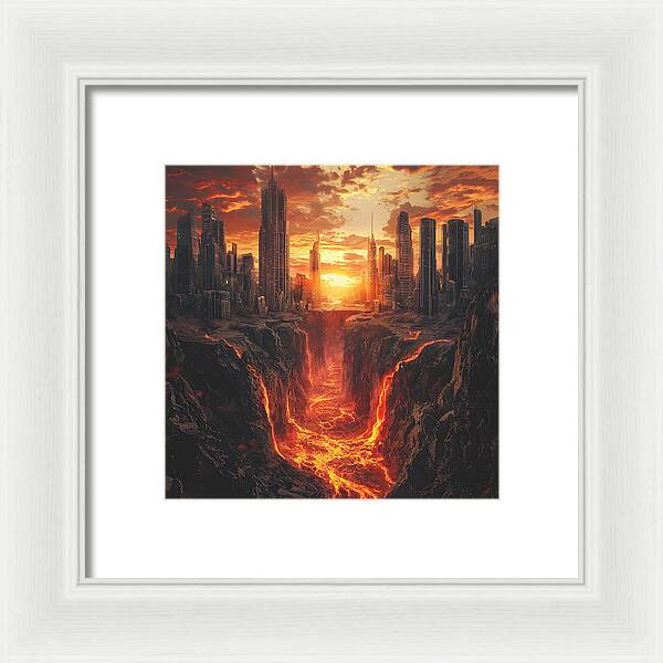 Rift of Desolation - Framed Print