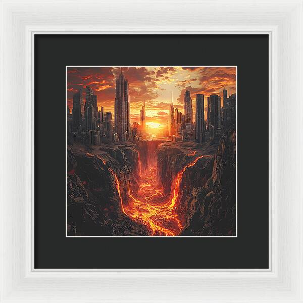 Rift of Desolation - Framed Print