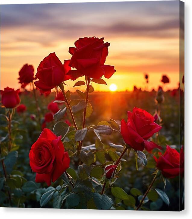 Rosy Horizon - Canvas Print