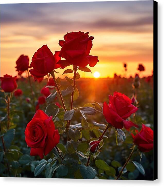 Rosy Horizon - Canvas Print