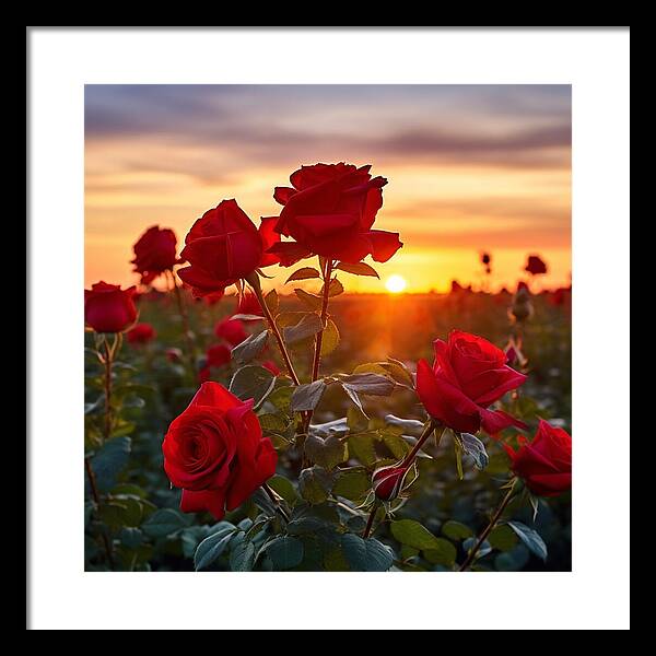Rosy Horizon - Framed Print