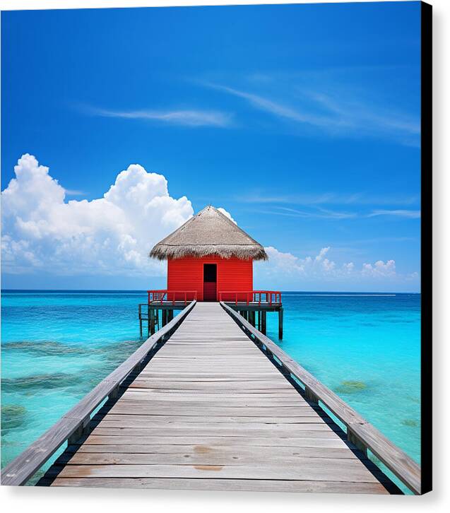 Scarlet Haven - Canvas Print