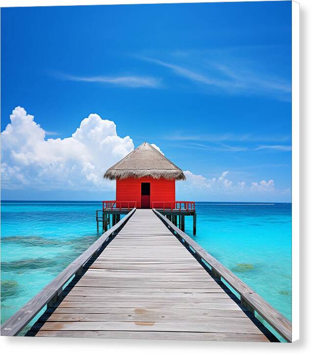 Scarlet Haven - Canvas Print