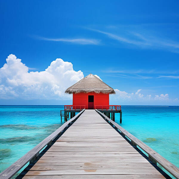 Scarlet Haven - Art Print