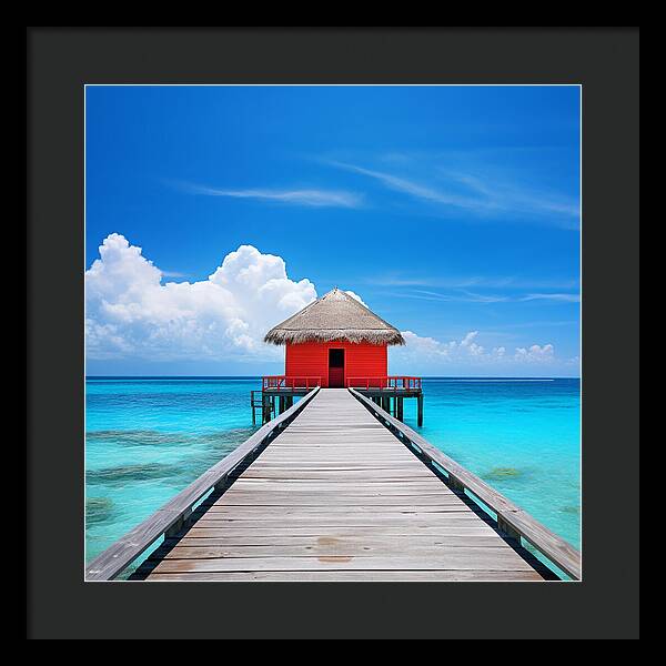 Scarlet Haven - Framed Print