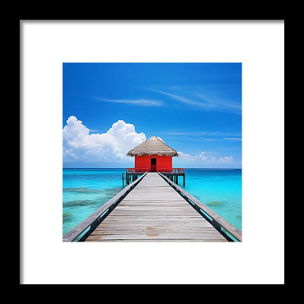 Scarlet Haven - Framed Print
