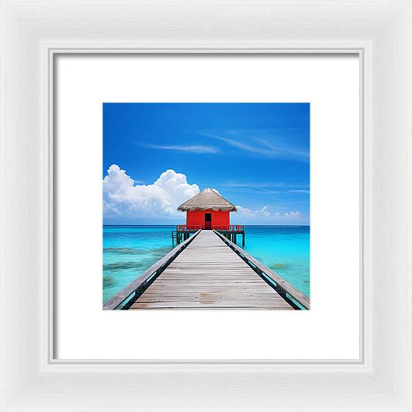 Scarlet Haven - Framed Print