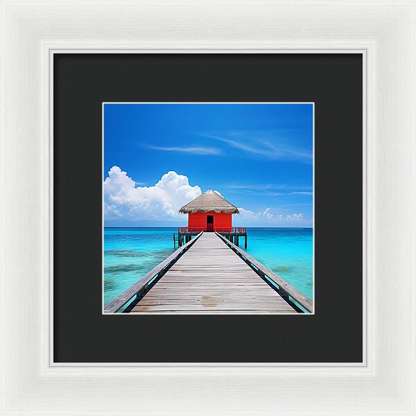 Scarlet Haven - Framed Print
