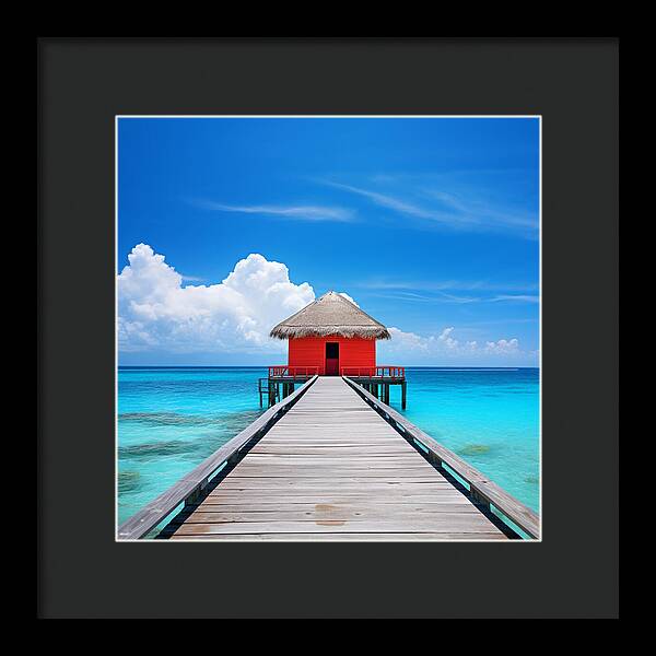 Scarlet Haven - Framed Print