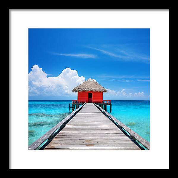 Scarlet Haven - Framed Print