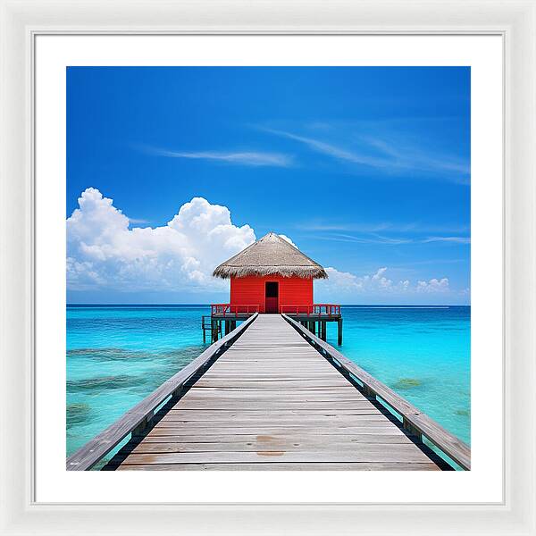 Scarlet Haven - Framed Print