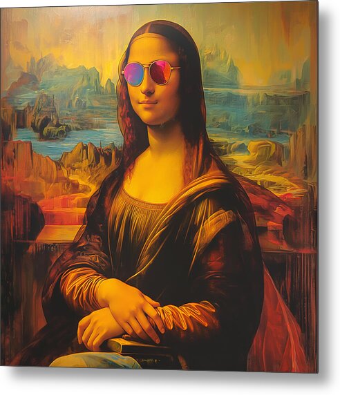 Shades of Mona - Metal Print