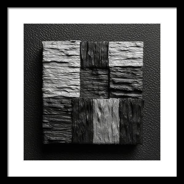 Shadow Blocks - Framed Print