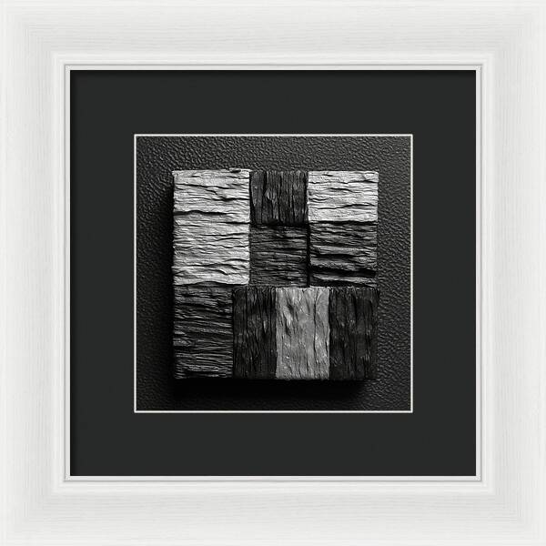 Shadow Blocks - Framed Print